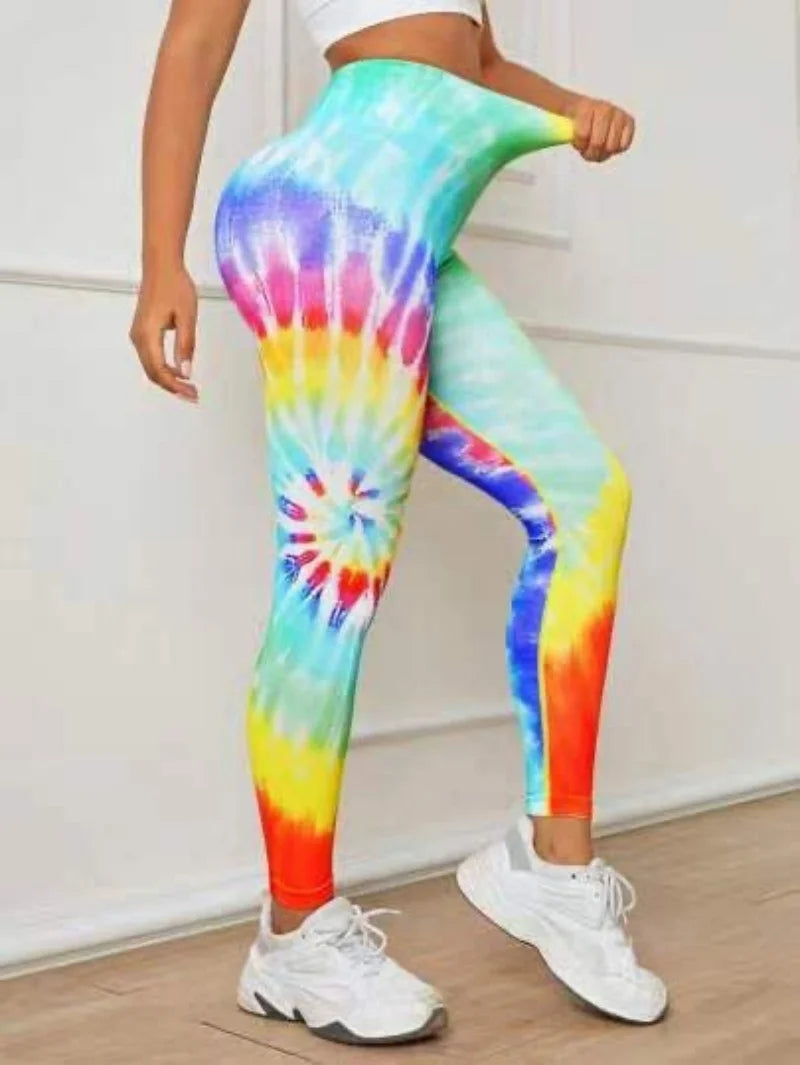 Flexéa 3D Tie-Dye Push-Up Leggings