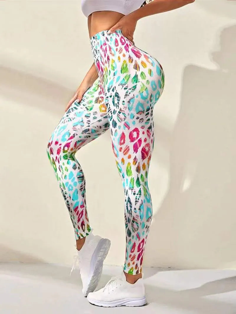 Flexéa 3D Tie-Dye Push-Up Leggings