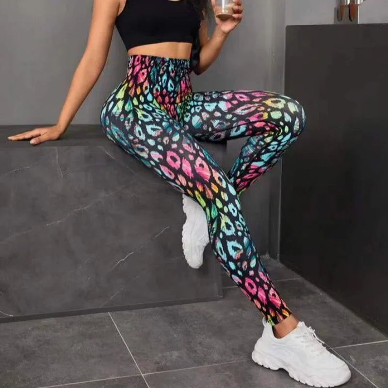 Flexéa 3D Tie-Dye Push-Up Leggings