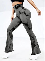 Flexéa High-Waist Tie-Dye Trumpet Pants