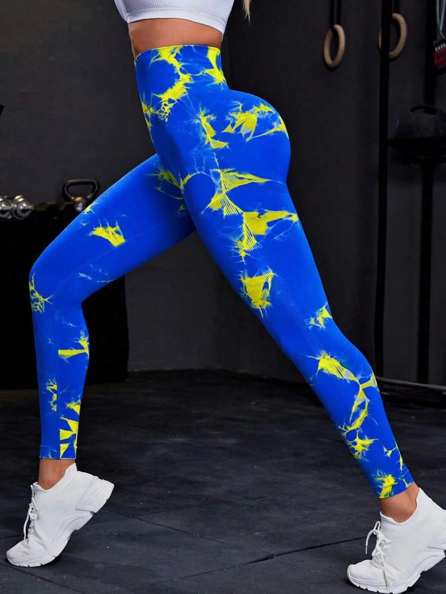 Flexéa 3D Tie-Dye Push-Up Leggings