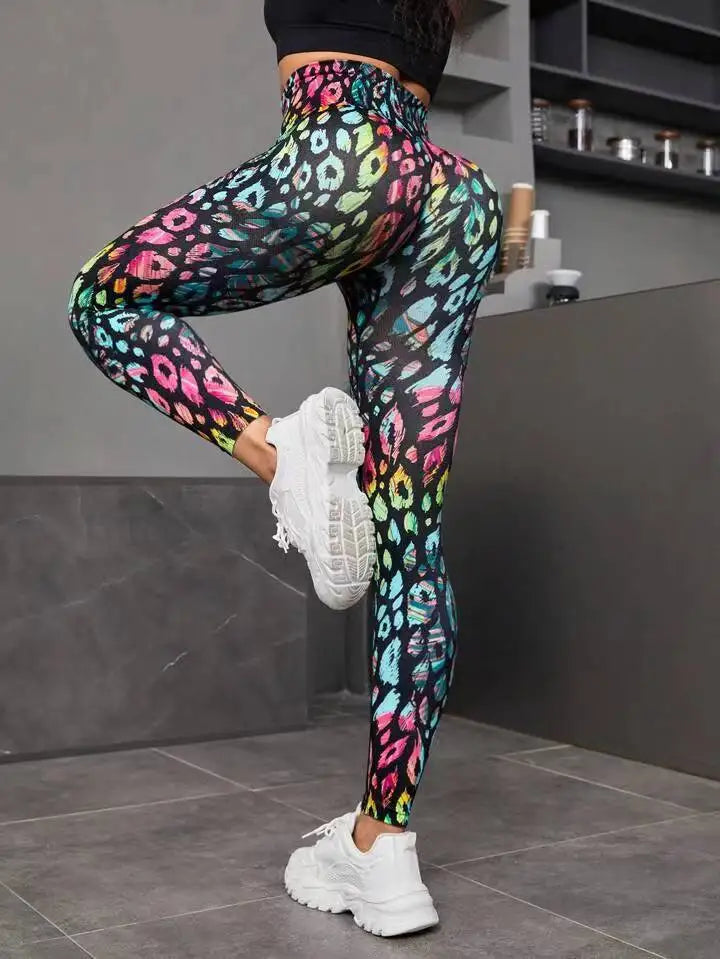 Flexéa 3D Tie-Dye Push-Up Leggings