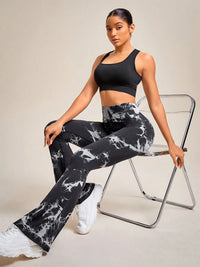 Flexéa High-Waist Tie-Dye Trumpet Pants