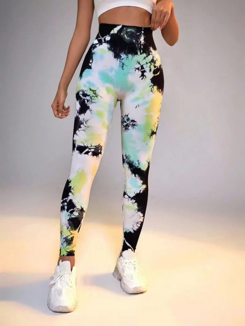 Flexéa 3D Tie-Dye Push-Up Leggings