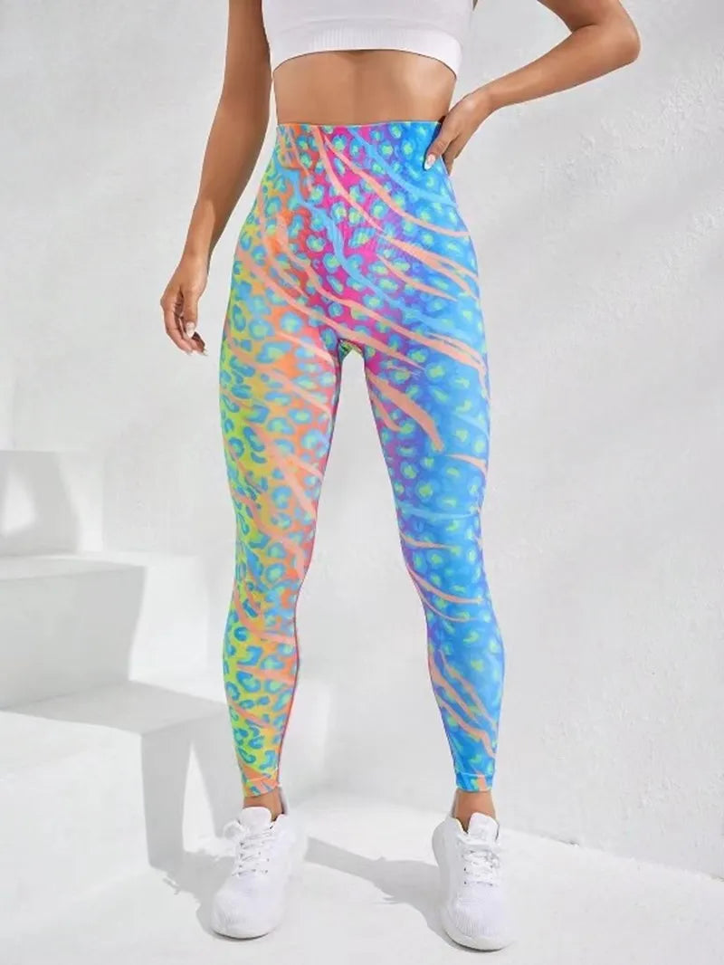 Flexéa 3D Tie-Dye Push-Up Leggings