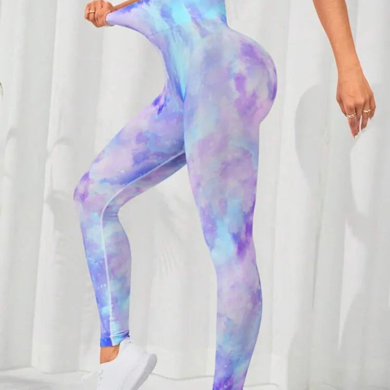 Flexéa 3D Tie-Dye Push-Up Leggings